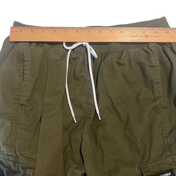Sangtree Olive Green Cargo Pockets Streetwear Jogger Pants Size XL - Picture 11 of 11